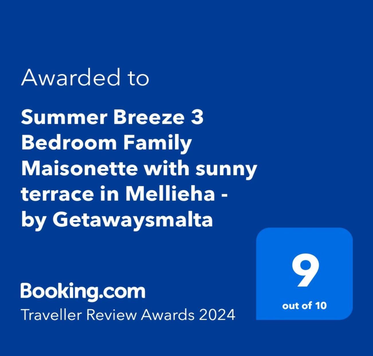 Summer Breeze 3 Bedroom Family Maisonette With Sunny Terrace In Mellieha - By Getawaysmalta المظهر الخارجي الصورة